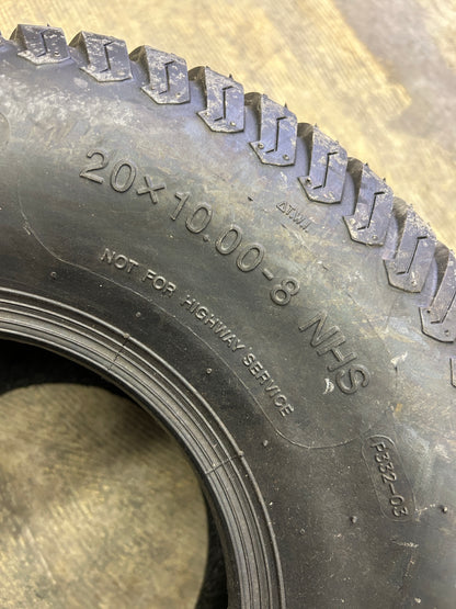 OTR GRASS MASTER BSW  20 10 8 4PLY LAWN TIRE T8042010008
