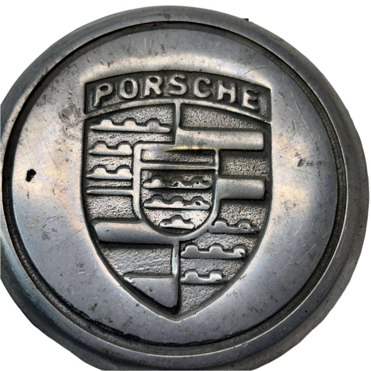 USED PORSCHE 911 912 EARLY WHEEL CENTER CAP SILVER