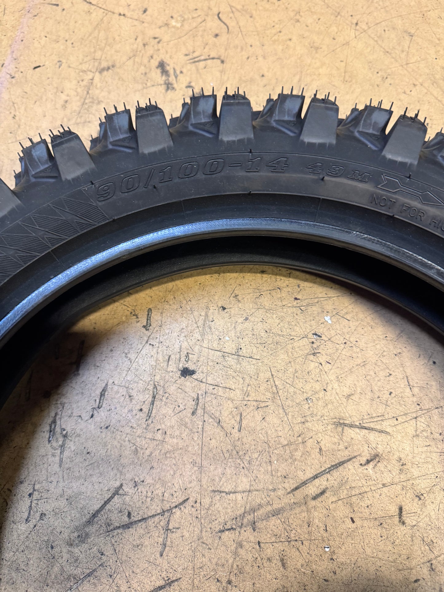DUNLOP GEOMAX MX14 BSW 90 100 14 49M REAR MOTORCYCLE TIRE 45259502