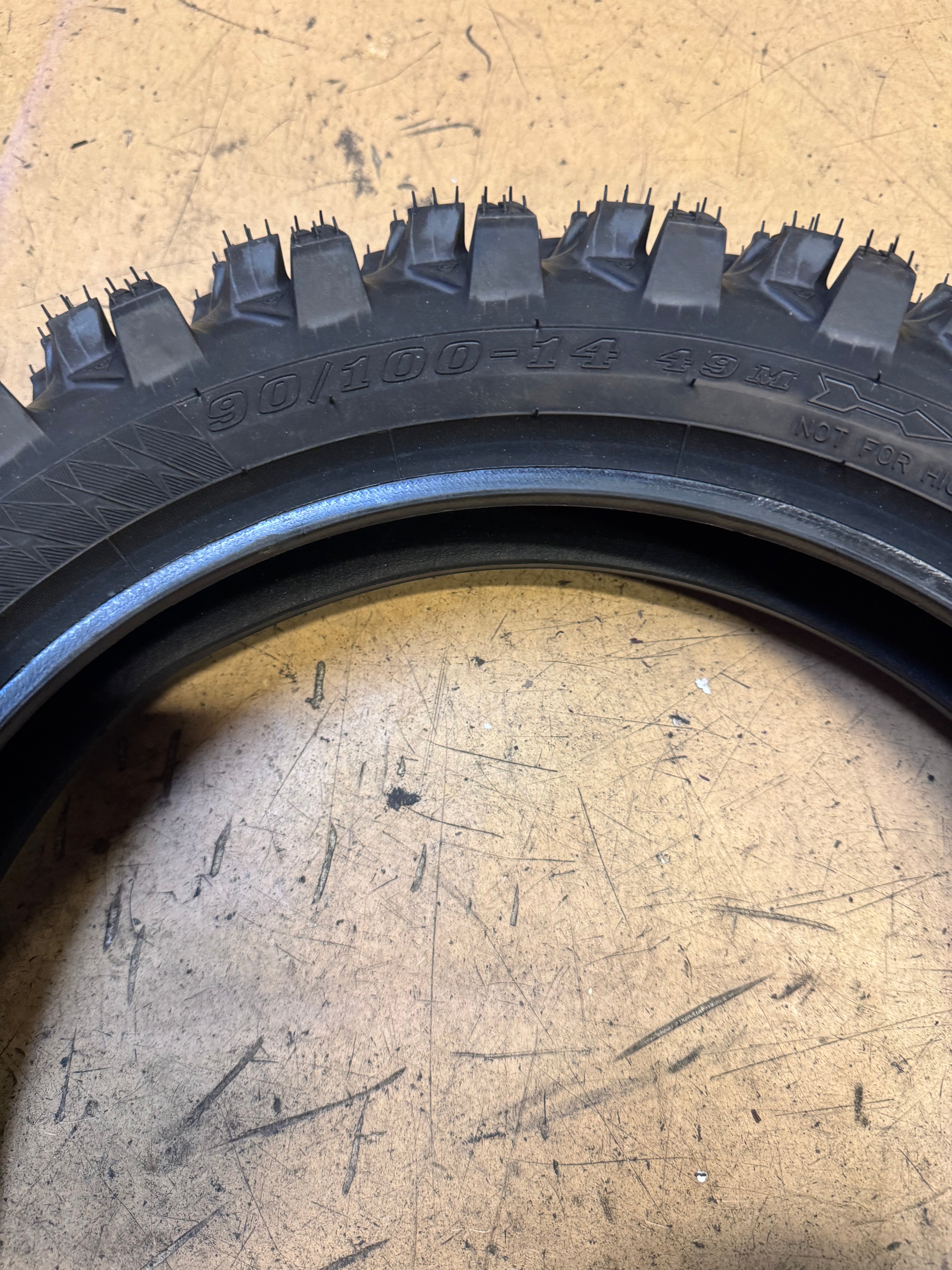 DUNLOP GEOMAX MX14 BSW 90 100 14 49M REAR MOTORCYCLE TIRE 45259502