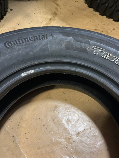 2 NEW  CONTINENTAL TERRAIN CONTACT HT OWL P 265 70 16 112T SL HIGHWAY TERRAIN TIRES 15571600000
