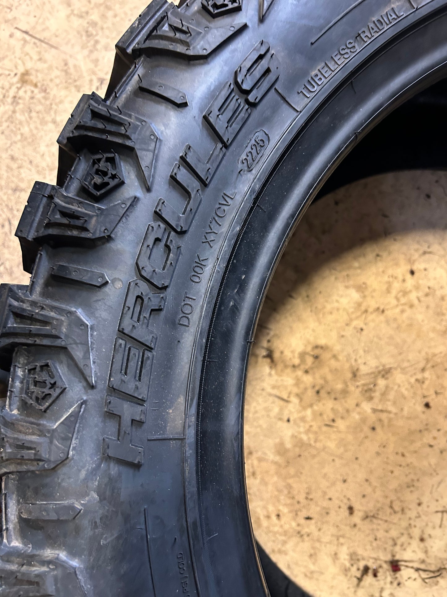 HERCULES TIS OFFROAD TT1 BSW LT 35 12.5 22 121Q 12PLY MUD TIRE 98536