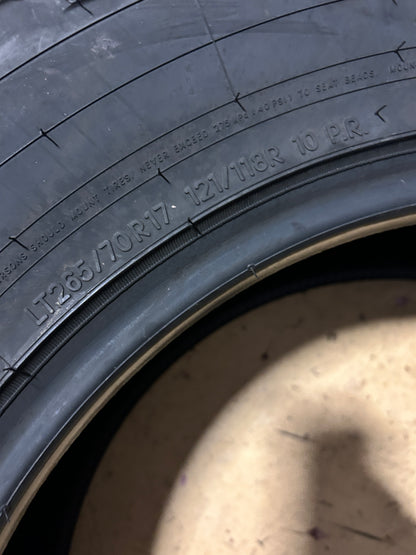 2 BIG O BIG FOOT A/T II BSW LT 265 70 17 121/118R 10PLY ALL TERRAIN TIRE BIGII2657017