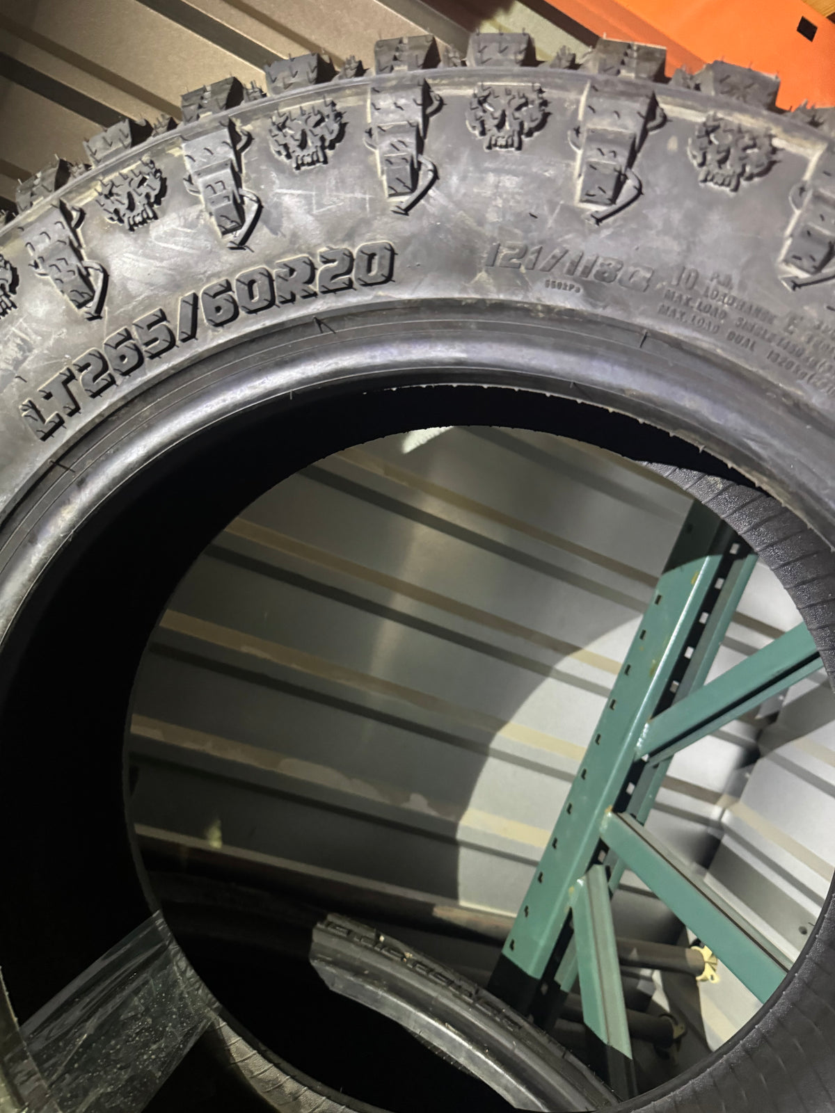 NOS RADAR RENEGADE R/T BSW LT 265 60 20 121/118Q 10PLY RUGGED TERRAIN TIRE RASYTH0155