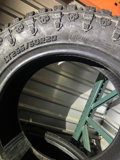 NOS RADAR RENEGADE R/T BSW LT 265 60 20 121/118Q 10PLY RUGGED TERRAIN TIRE RASYTH0155