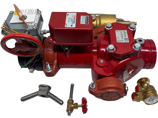 VICTAULIC S040UMC101 4" MANIFOLD CHECK ASSY. LEFT HAND W/ CONTROL VALVE/HOSE GXG UNIVERSAL