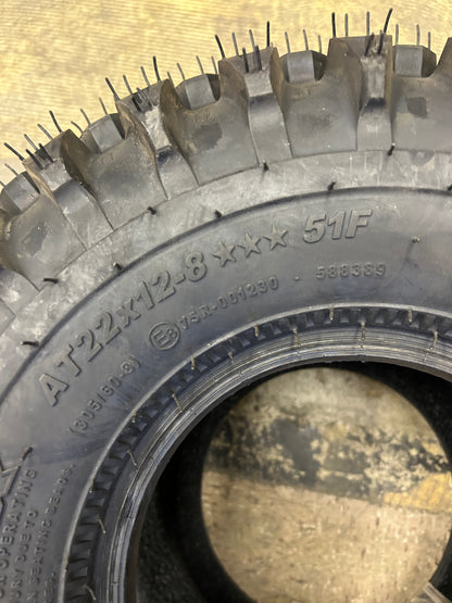 CARLSTAR HD FIELD TRAX BSW AT 22 12 8 51F ATV/UTV TIRE 588389