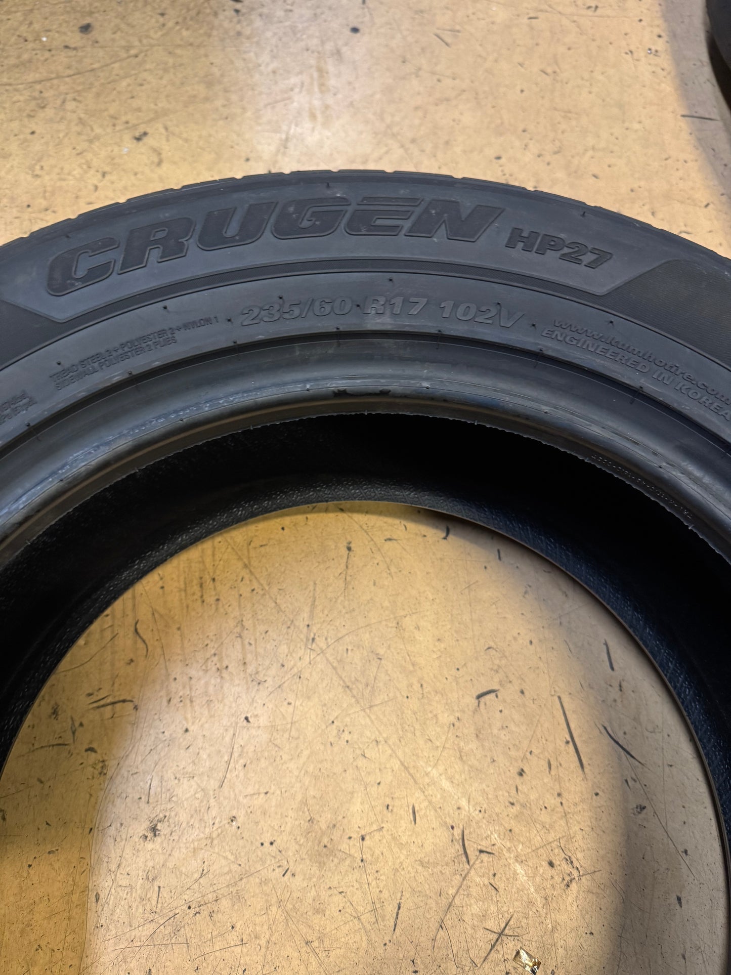KUMHO CRUGEN HP27 BSW P 235 60 17 102V ALL SEASON TIRE 2346263