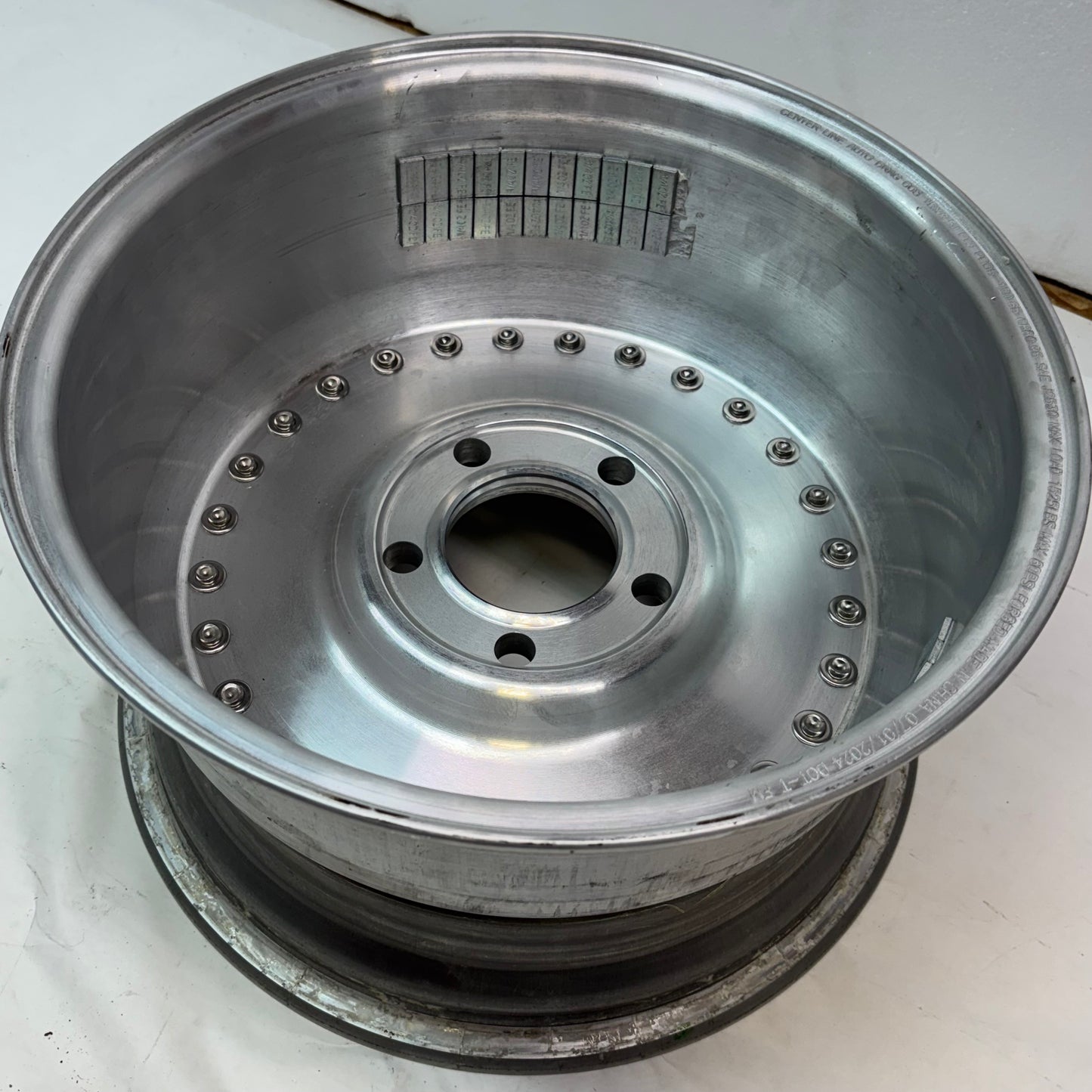 2 CENTER LINE AUTO DRAG 005 BRUSHED WHEELS 15X8.5 5X120.65 ET3 005P-58561+03
