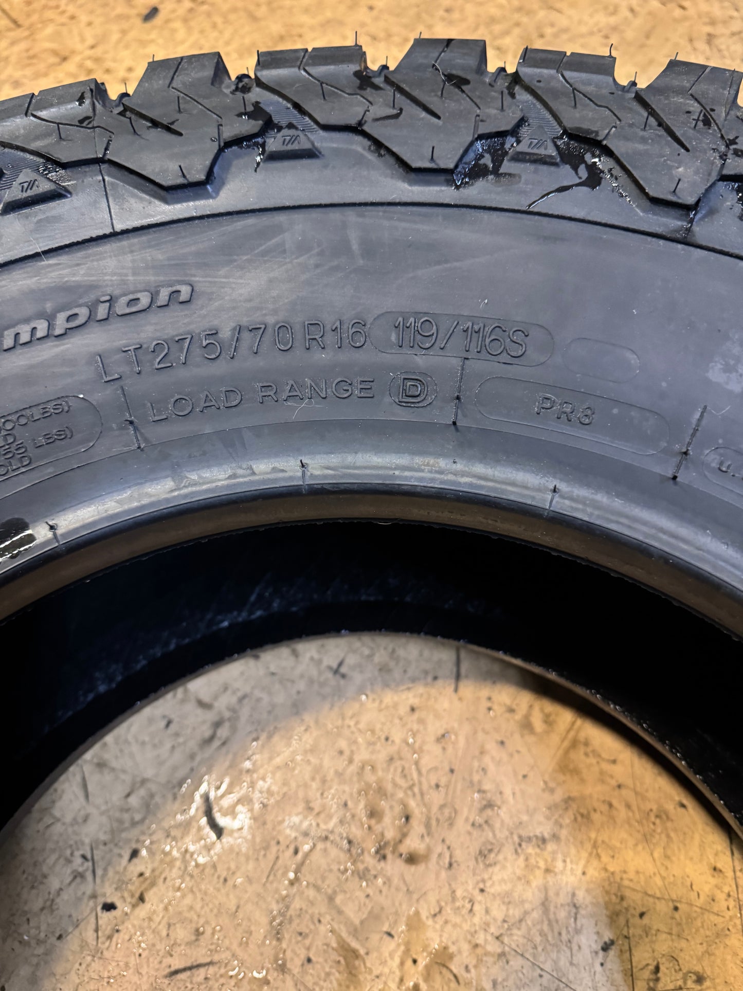 BFGOODRICH ALL TERRAIN T/A K02 RWL LT 275 70 16 119/116S 8PLY ALL TERRAIN TIRE 97884