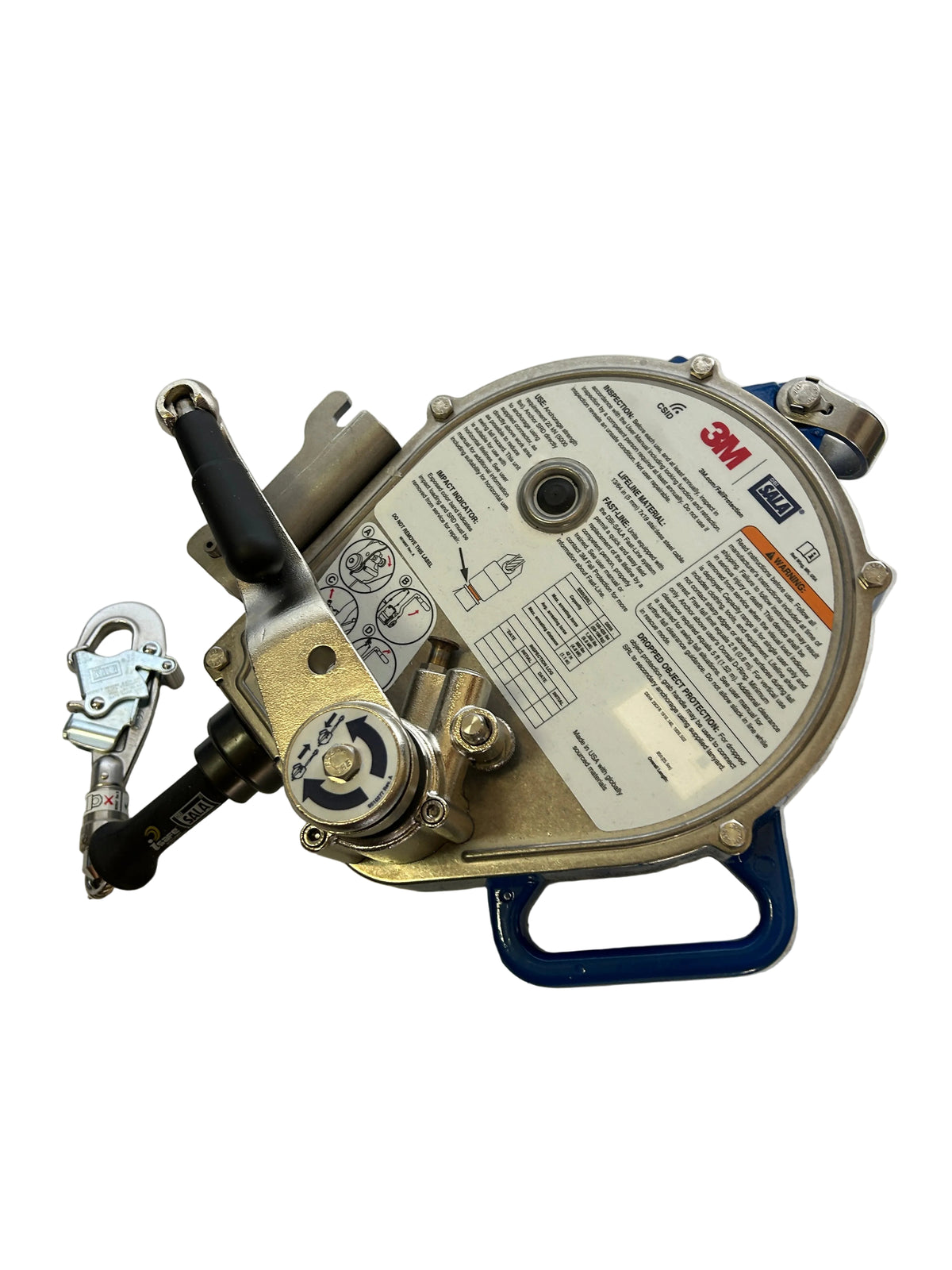 3M DBI-SALA SEALED-BLOK 85 FT 3-WAY RETRIEVAL STAINLESS CABLE SRL WITH BRACKET 3400168