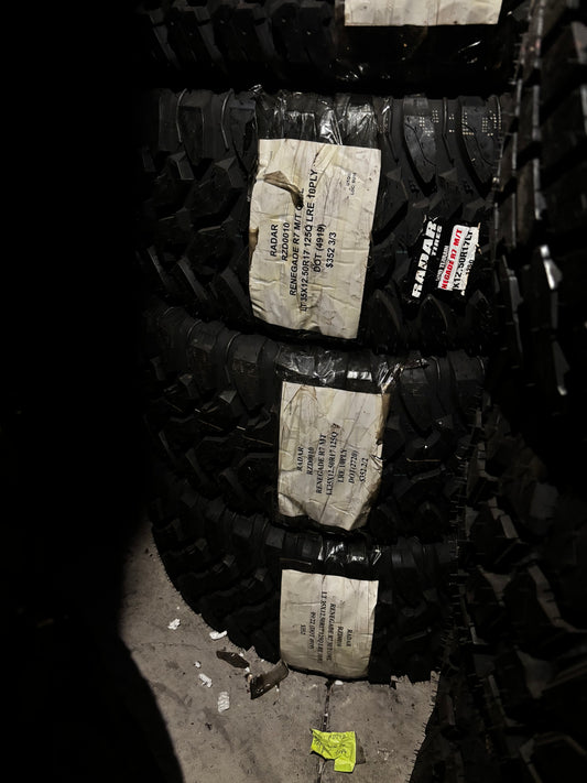 (TODO) 4 RADAR RENAGADE R7 MT OWL LT 35 12.5 17 125Q LRE 10 PLY MID TERRAIN TIRES RZD0010