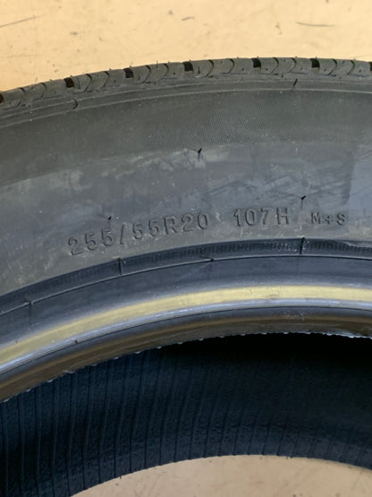 UNIROYAL TIGER PAW TOURING A/S BSW P  255 55 20 107H  ALL SEASON TIRE 8722