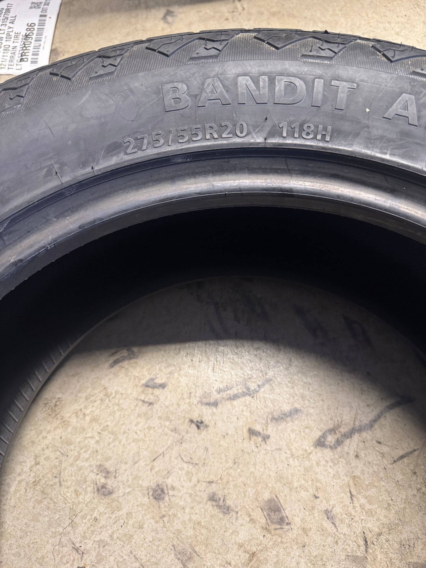 DELINTE DX-10 BANDIT A/T BSW P 275 55 20 118H XL ALL TERRAIN TIRE 841623123703