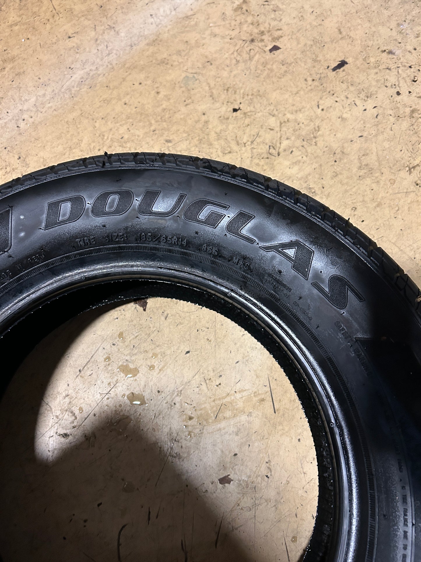 DOUGLAS TOURING A/S BSW P 185 65 14 86S ALL SEASON TIRE 356746092