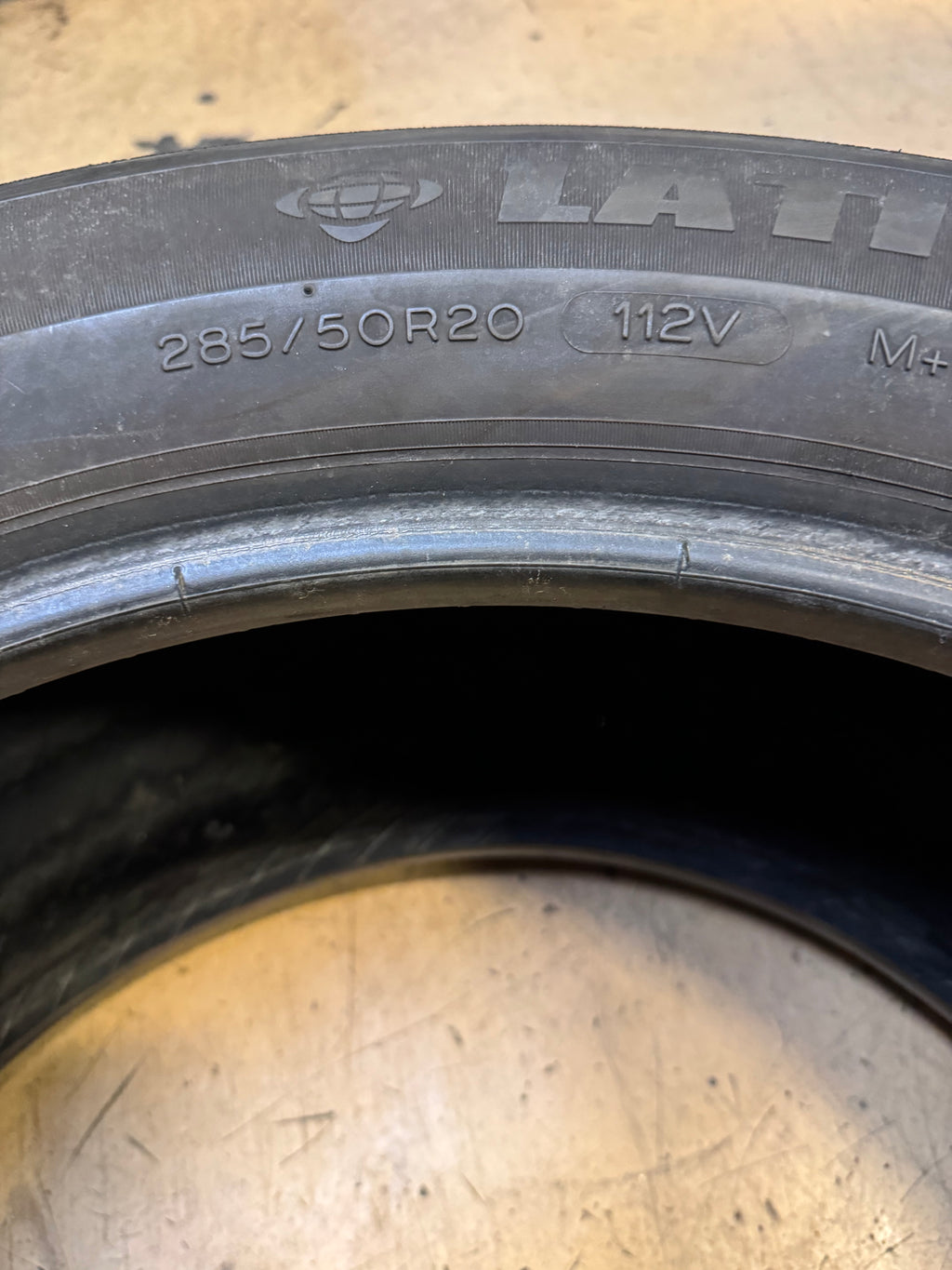 NOS USED MICHELIN LATITUDE TOUR HP BSW P 285 50 20 112V ALL SEASON TIRE 32901