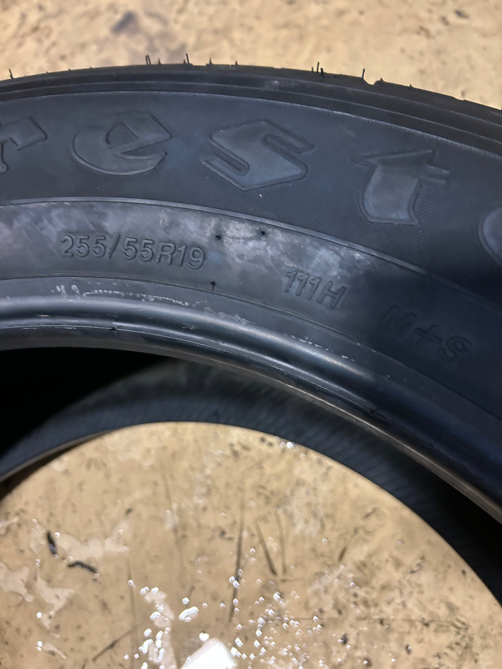 NOS FIRESTONE DESTINATION LE2 BSW P 255 55 19 111H ALL SEASON TIRE 002014