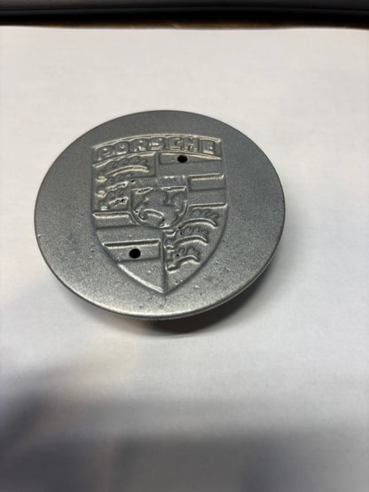 PORSCHE 92836103201 SILVER CENTER CAP TELEPHONE STYLE FOR 911 944 USED #1