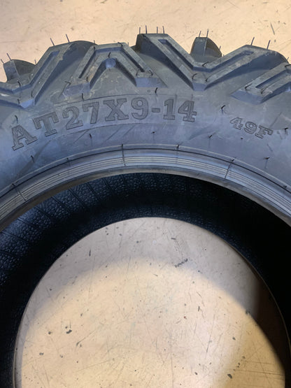ROADGUIDER ATLAS BSW AT 27 9 14 49F 6PLY ATV/UTV TIRE 10319