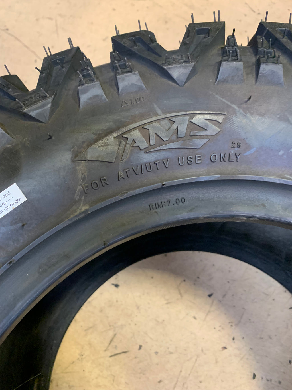 AMS M2 EVIL BSW AT 25 10 12 50J 6PLY ATV/UTV TIRE 654721