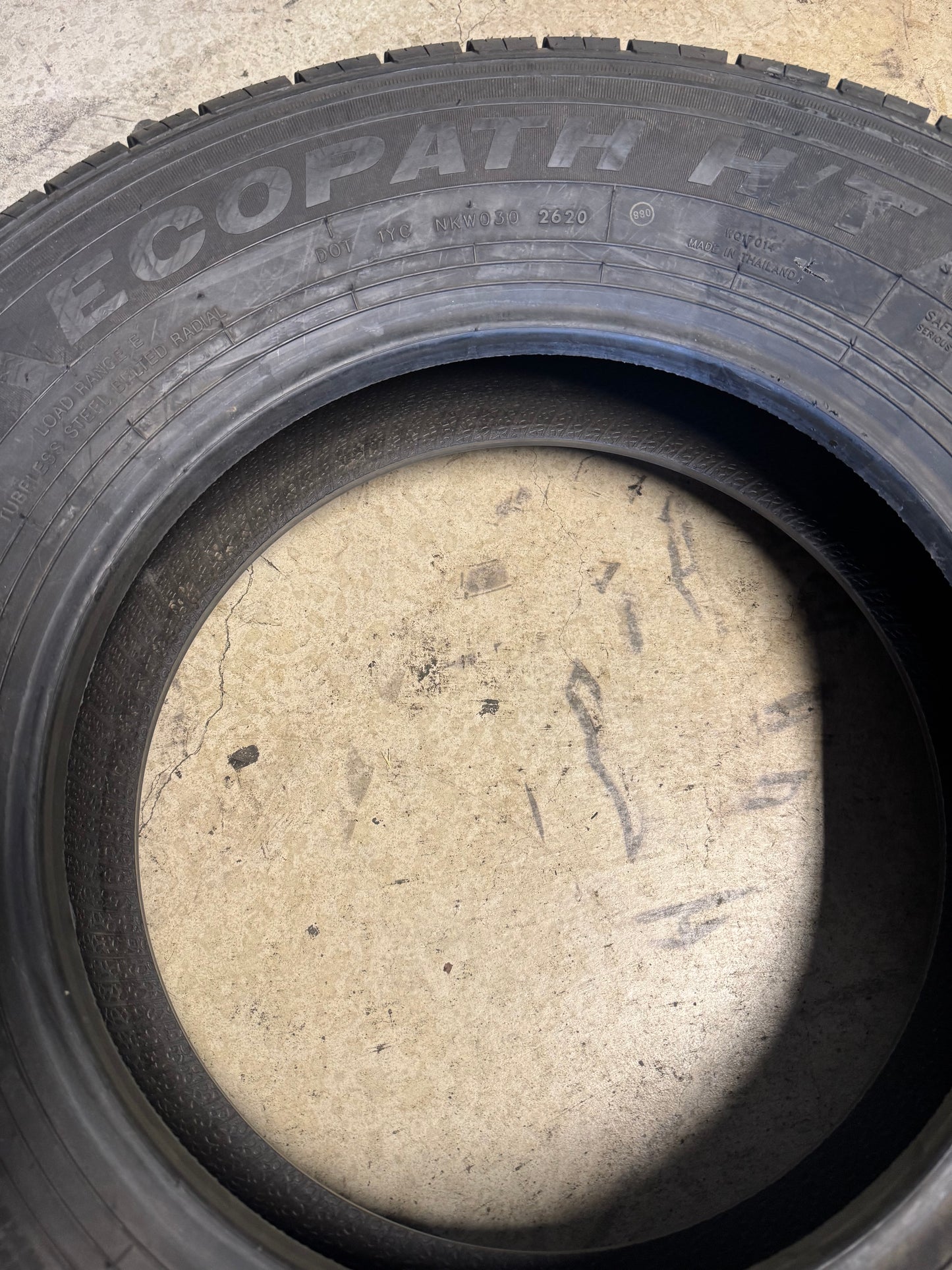 NOS TRAVELSTAR ECOPATH H/T BSW LT 245 75 17 121/118S 10PLY HIGHWAY TERRAIN TIRE LT007