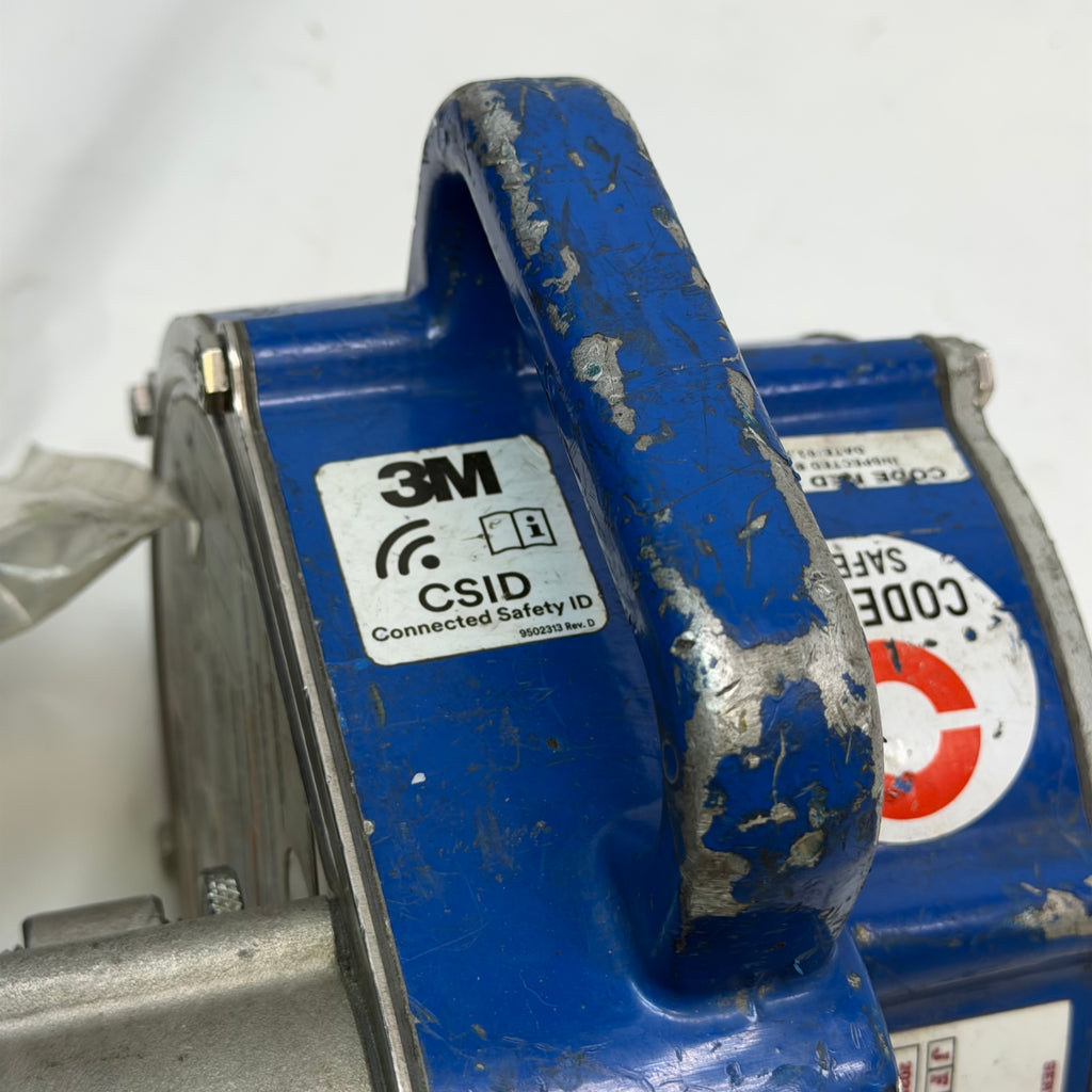 USED DBI-SALA SEALED-BLOK SELF-RETRACTING LIFELINE 3400922, 50 FT, SILVER