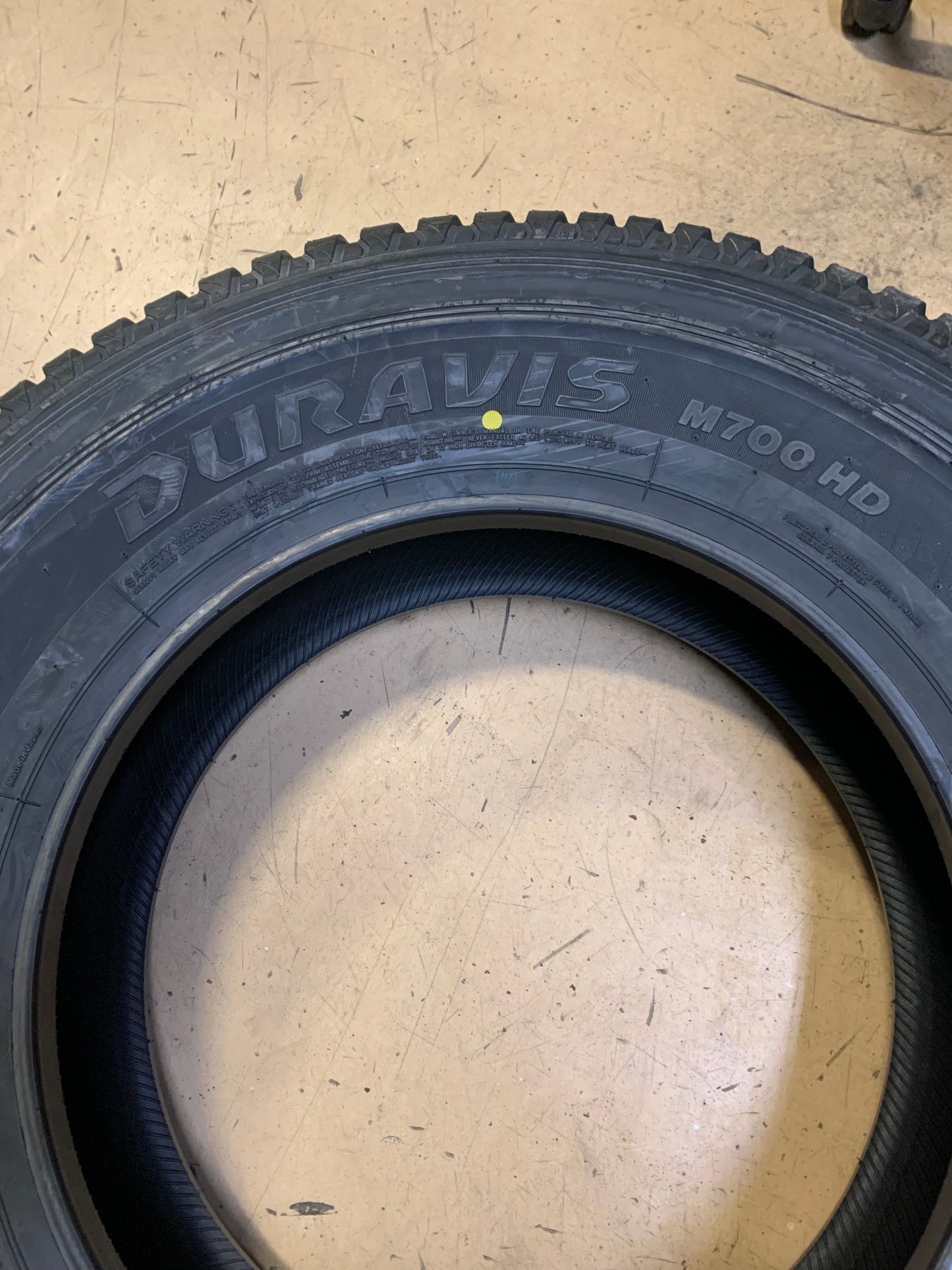 BRIDGESTONE  DURAVIS M700 HD BSW LT 235 80 17 120/117R 10 PLY ALL TERRAIN TIRE 206242