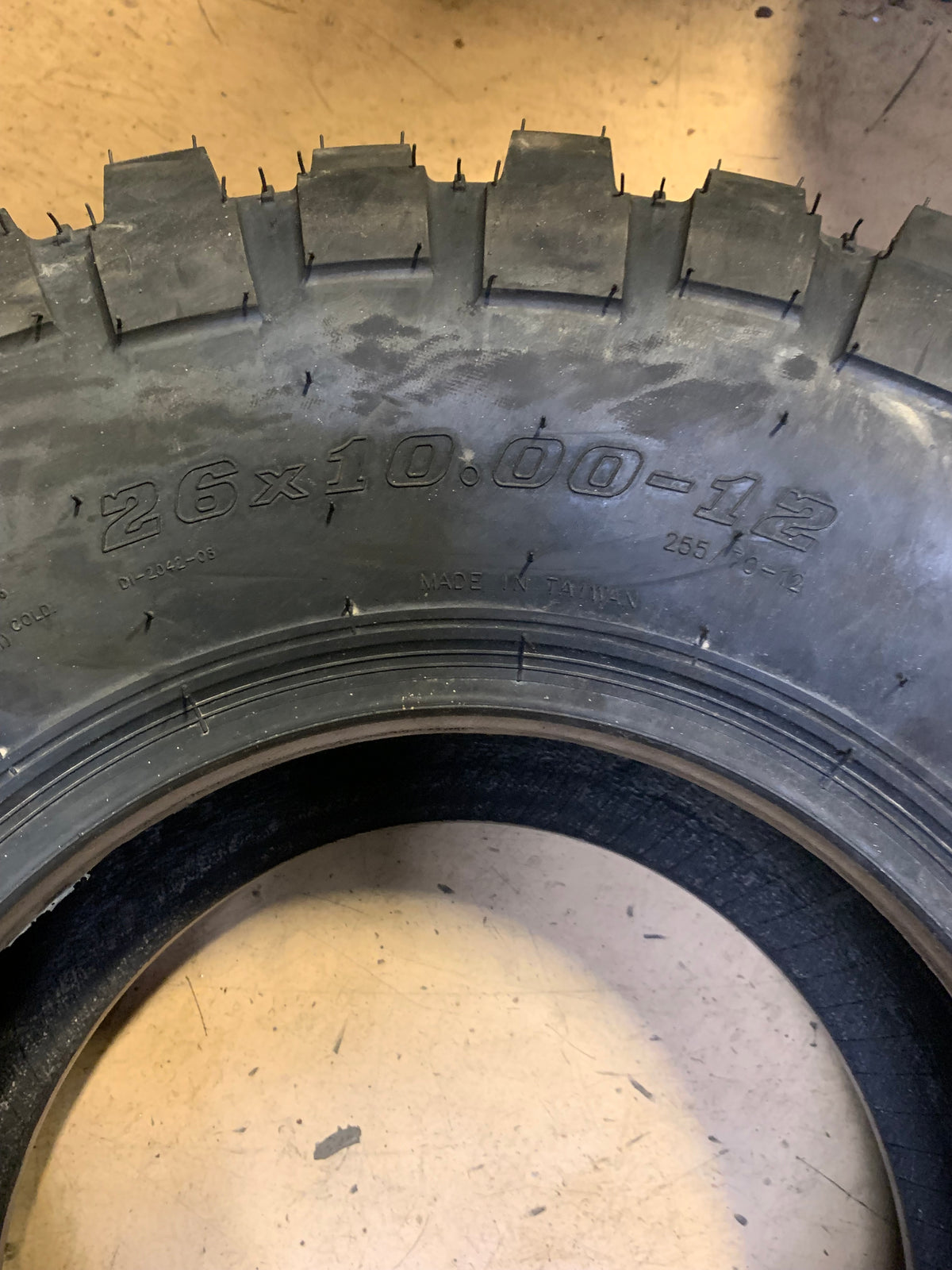 DURO POWER GRIP M/T BSW 26 10 12 8 PLY ATV/UTV TIRE 312042122610D