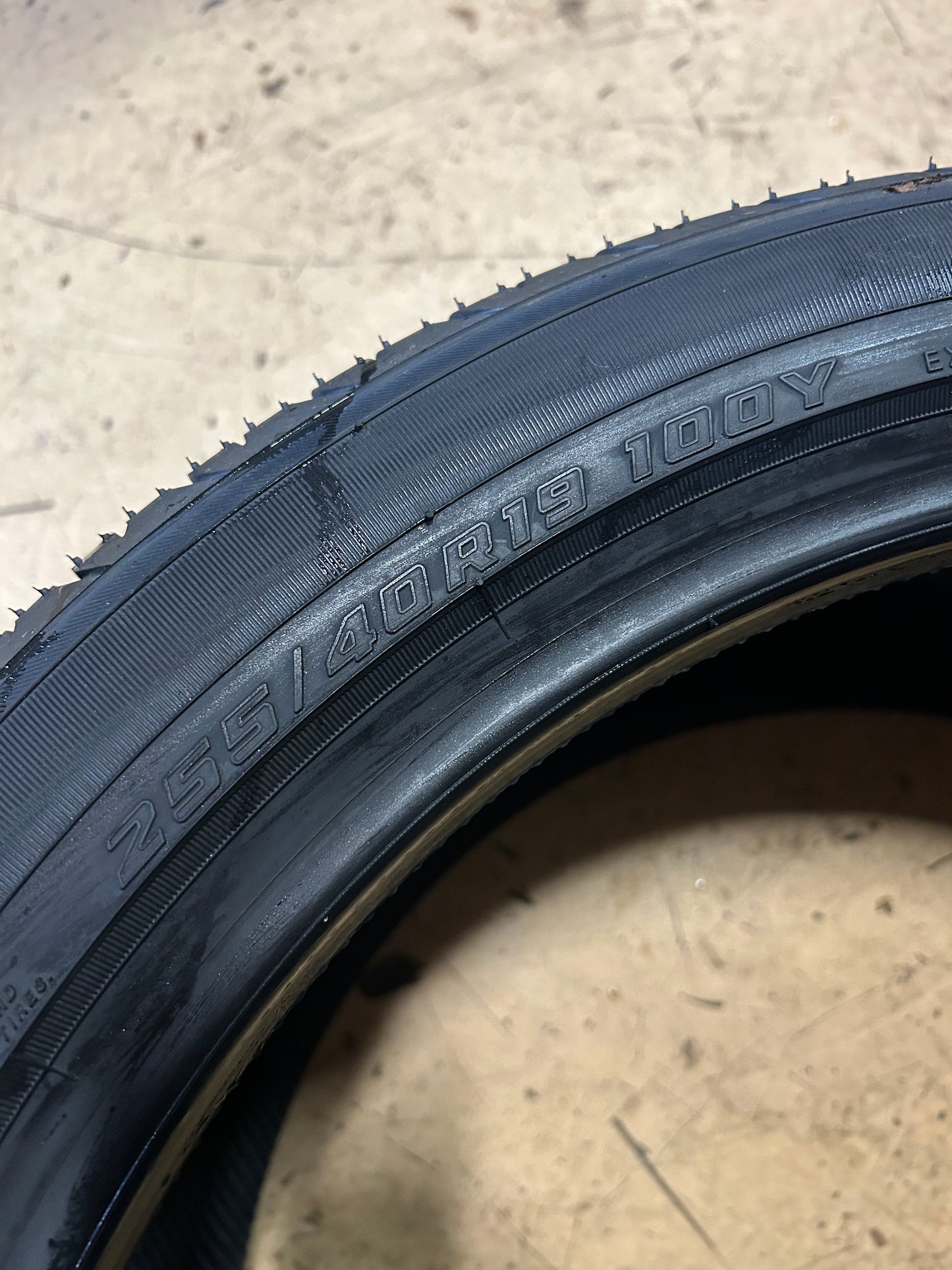 YOKOHAMA ADVAN SPORT A/S PLUS BSW P 255 40 19 100Y UHP TIRE 110140655