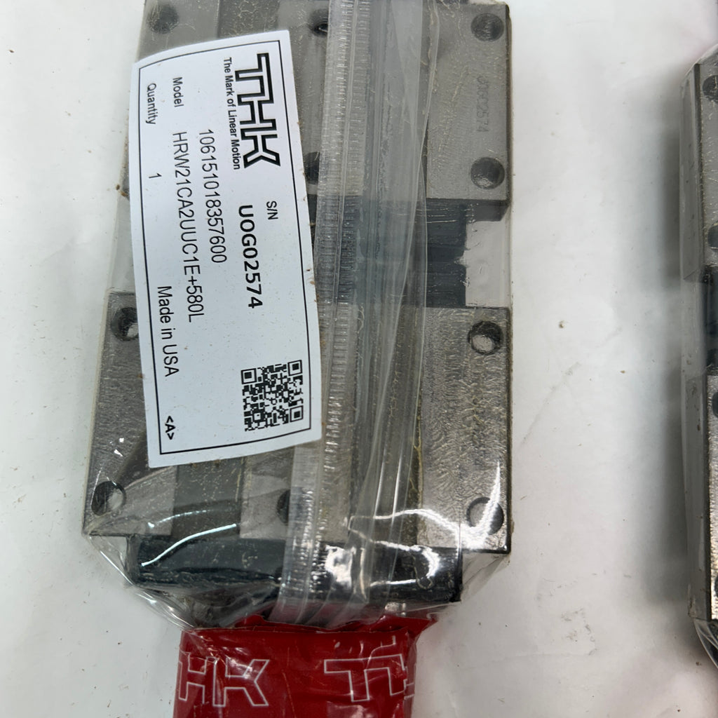 THK AMERICA INC LINEAR GUIDE BLOCKS & RAILS  HRW21CA2UU1E+580L