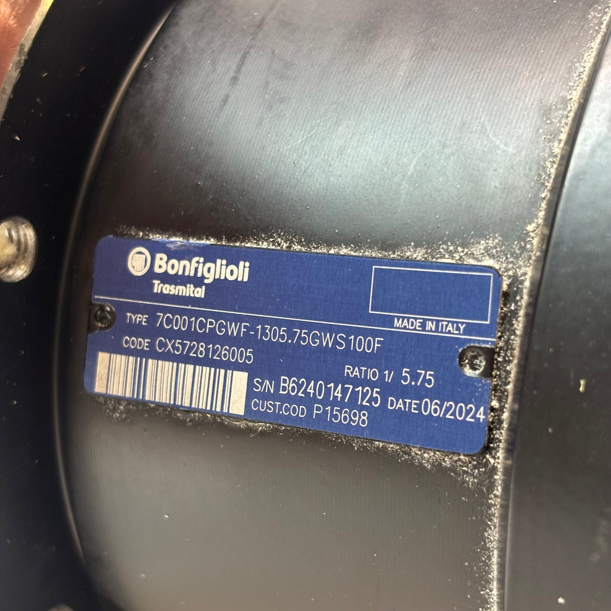 BONFIGLIOLI TREMBAL 70001CPGWF-1305.75GWS HYDRAULIC DRIVE MOTOR