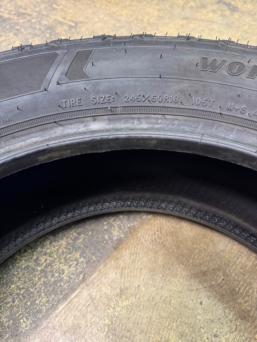 GOODYEAR WRANGLER WORKHORSE AT BSW P 245 60 18 105T ALL TERRAIN TIRE 480001855