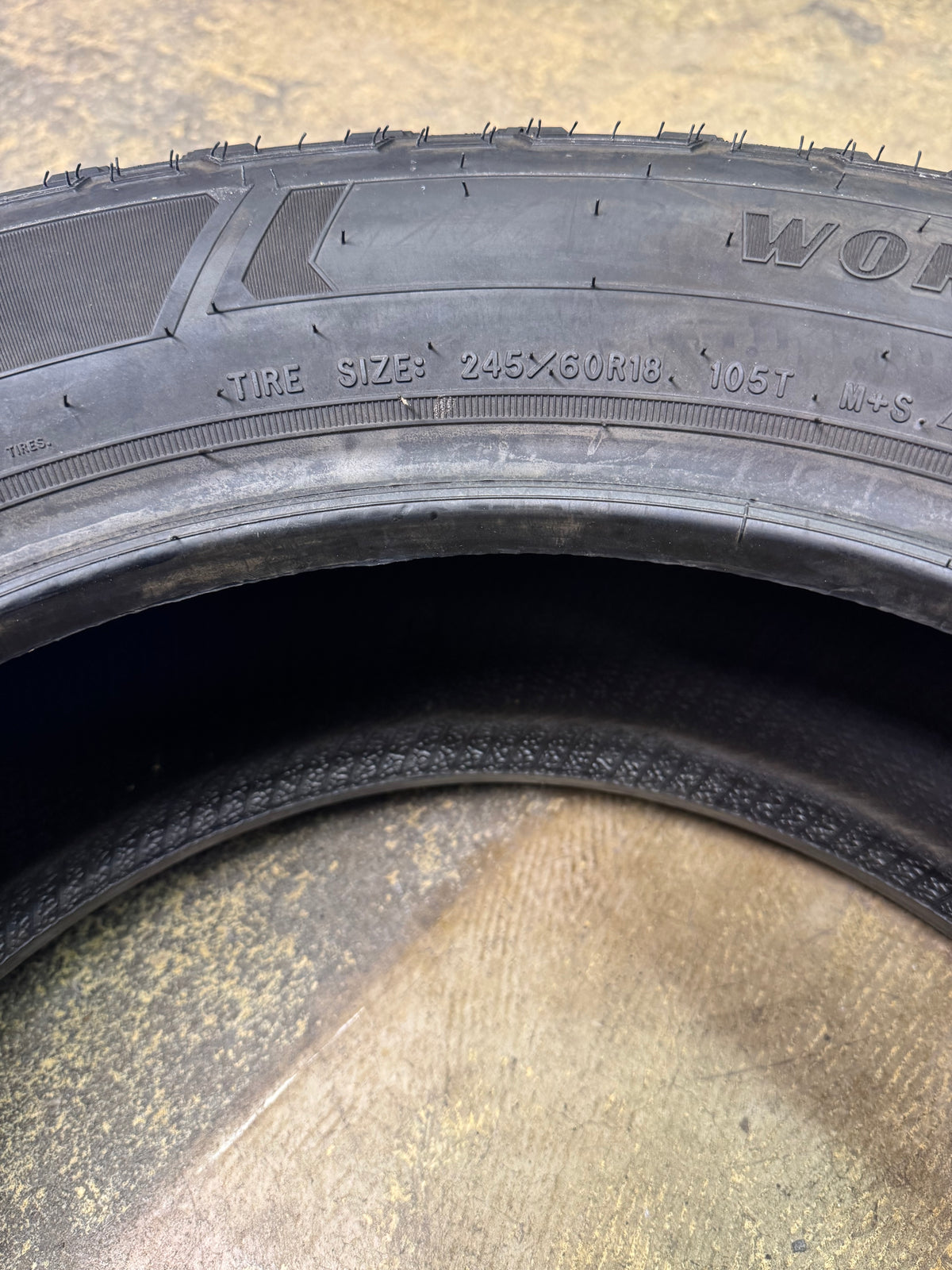 GOODYEAR WRANGLER WORKHORSE AT BSW P 245 60 18 105T ALL TERRAIN TIRE 480001855