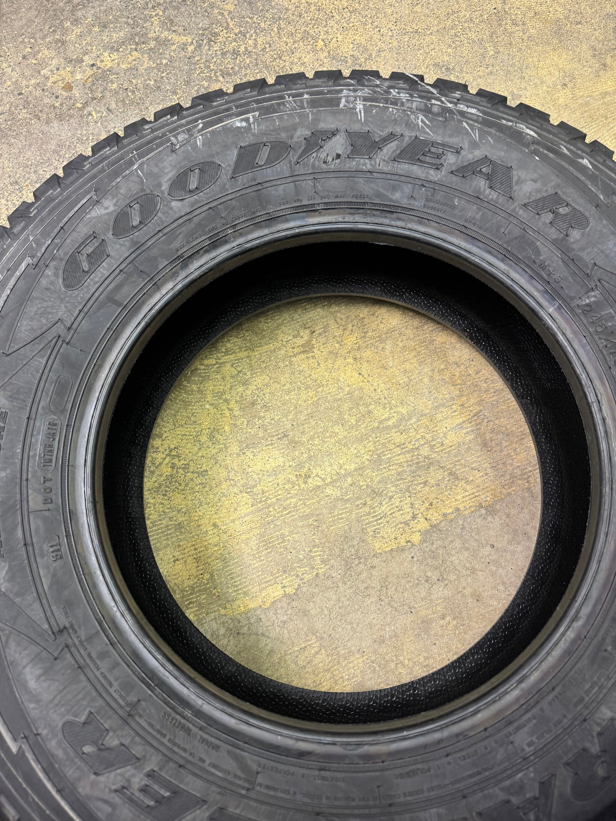 GOODYEAR WRANGLER ALL-TERRAIN ADVENTURE BSW P 245 70 17 110T  TIRE 758060572
