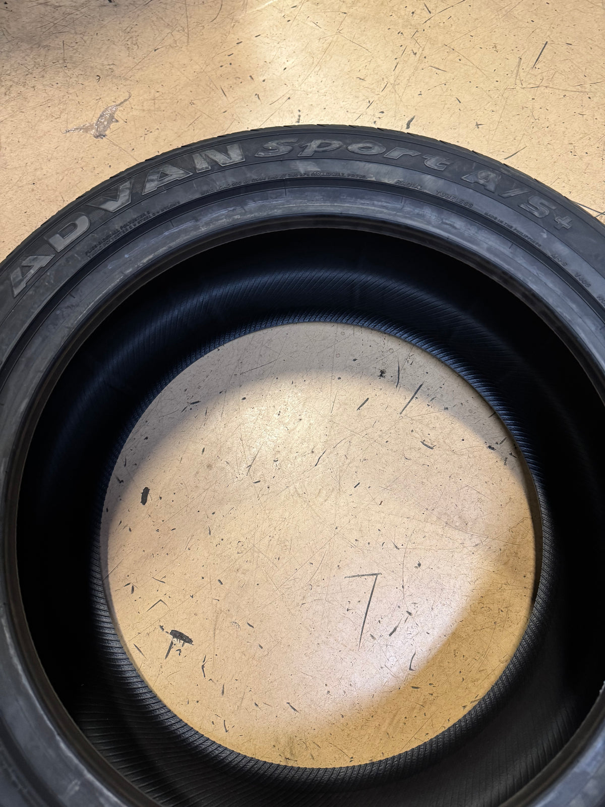 YOKOHAMA ADVAN SPORT A/S PLUS BSW P 255 45 19 104W XL UHP ALL SEASON TIRE 110140656