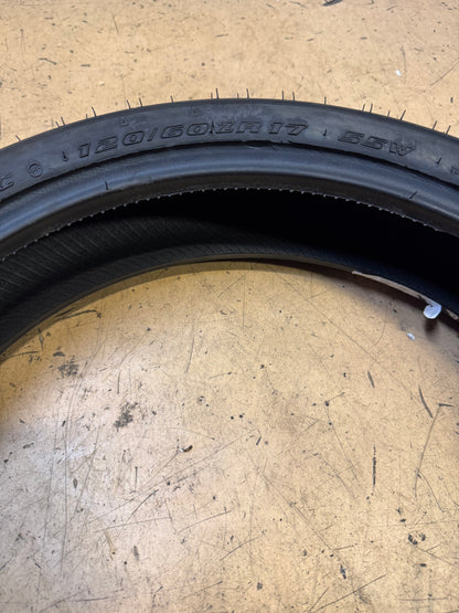 SHINKO 009 RAVEN RADIAL BSW 120 60 17 55W FRONT MOTORCYCLE TIRE 874040