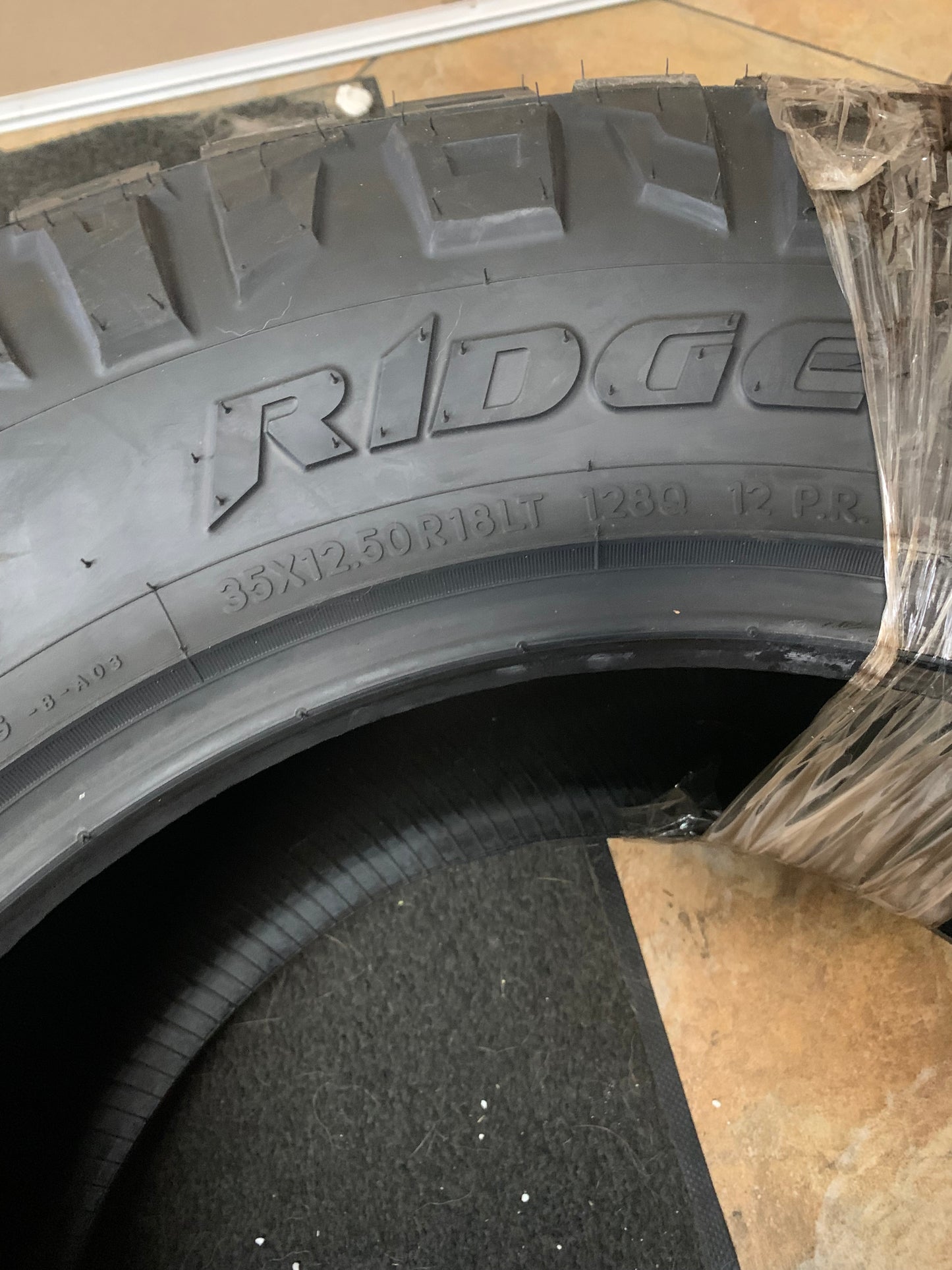 (KSL ONLY) 4 NITTO RIDGE GRAPPLER BSW LT 35 12.5 18 128Q 12PLY ALL TERRAIN TIRE 217130