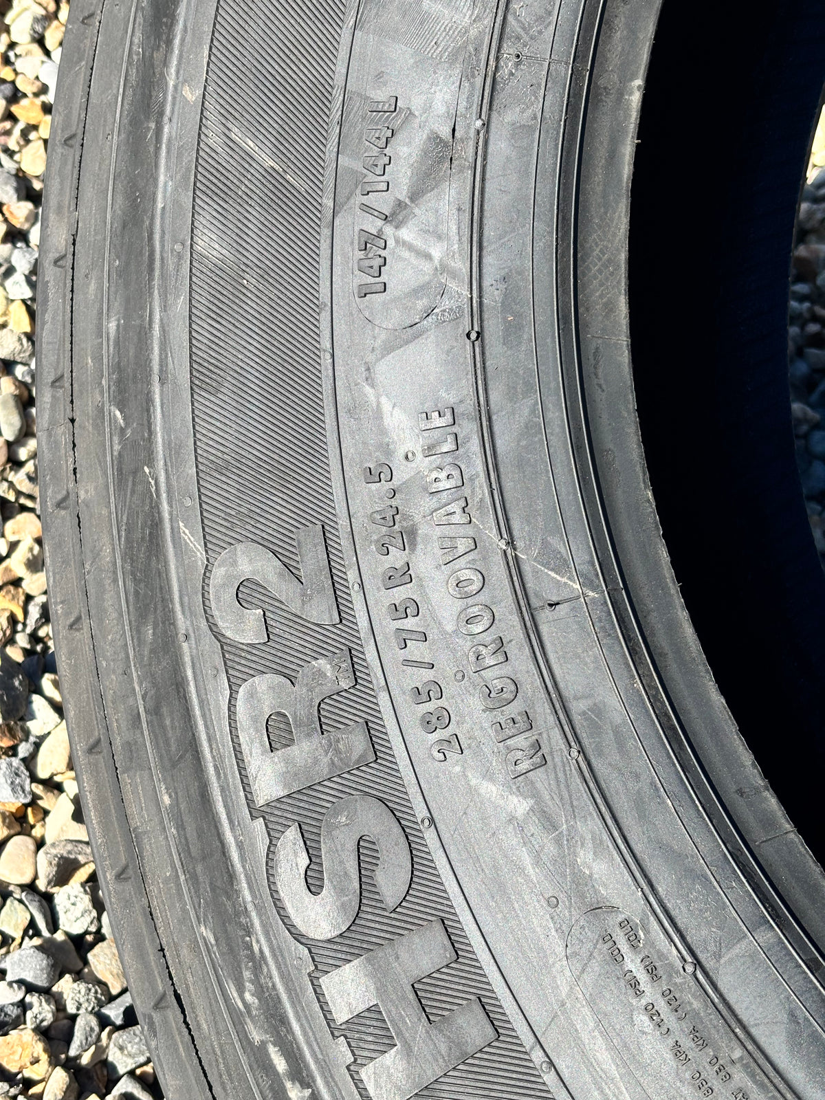 CONTINENTAL HSR2 285 75 24.5 147/144L LRH 16PLY STEER TIRE 05687020000