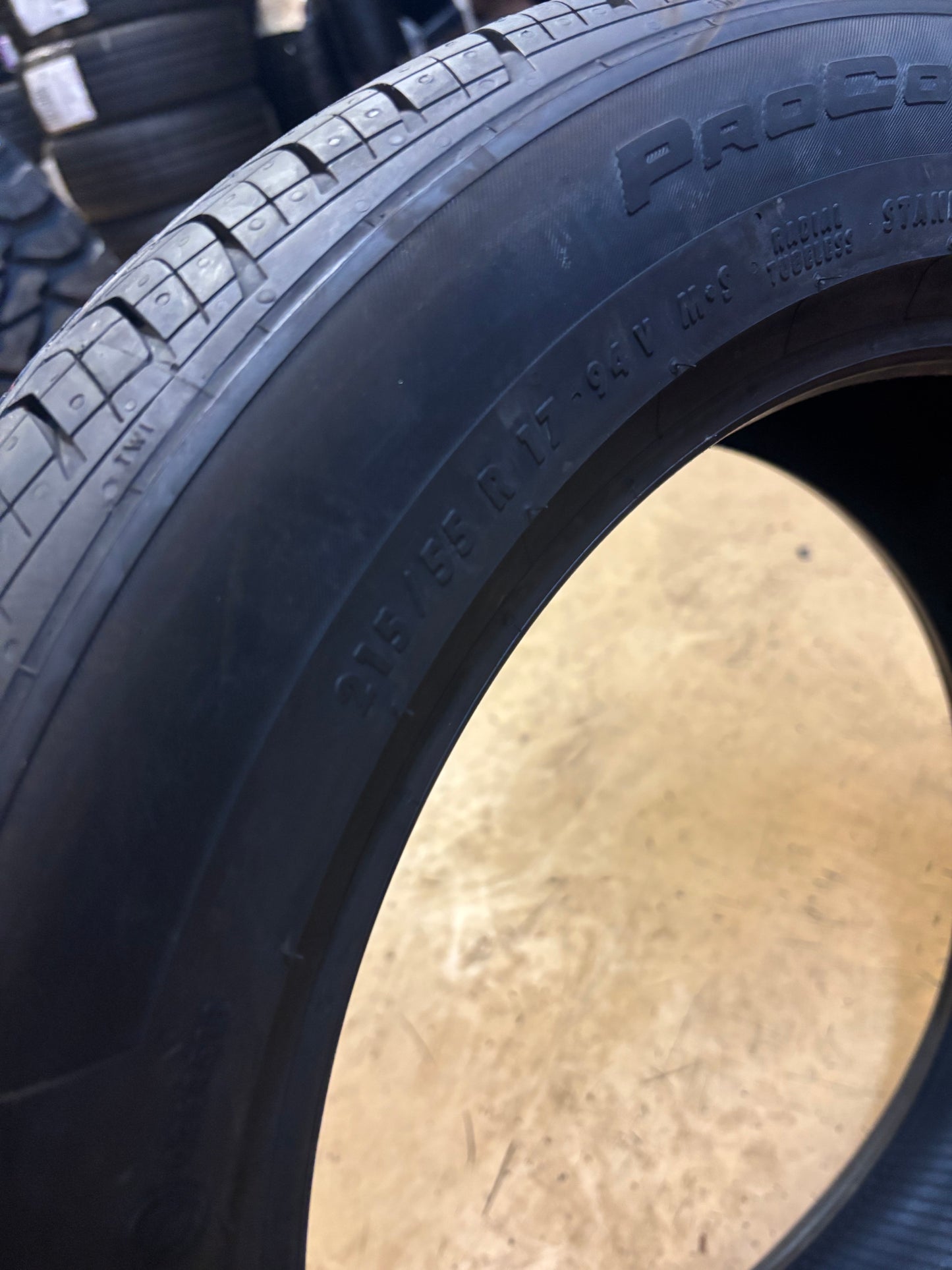 CONTINENTAL PROCONTACT TX P 215 55 17 94V SL ALL SEASON TIRE 15498180000