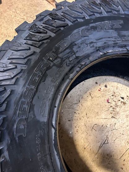 ARMSTRONG DESERT DOG MT BSW LT 35 12.5 17 121Q 10PLY MUD TIRE 1200050570