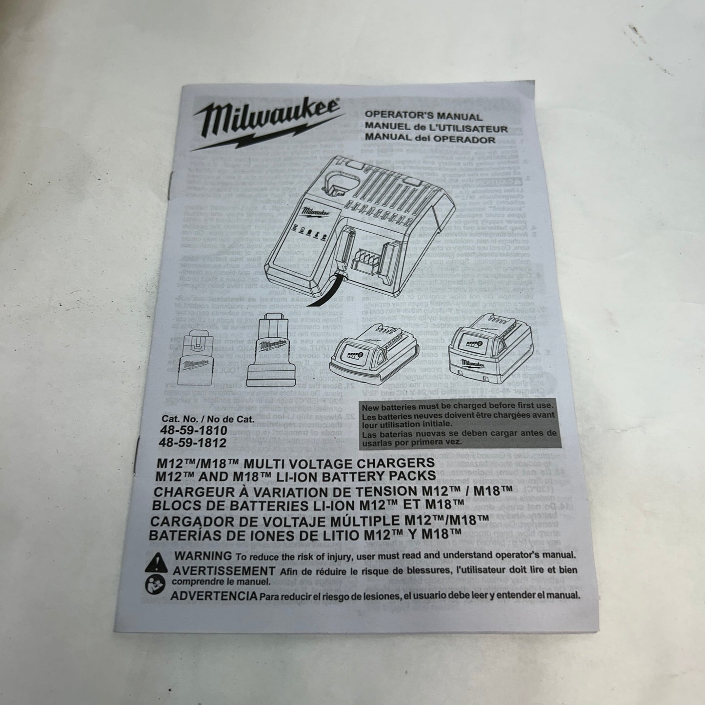 MILWAUKEE M18 18V FORCE LOGIC 600 MCM CRIMPER KIT 2679-22