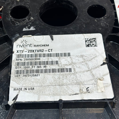 RAYCHEM SELF REGULATING TRACE HEATING CABLE 1000FT 20XTVR2-CT 2000003080