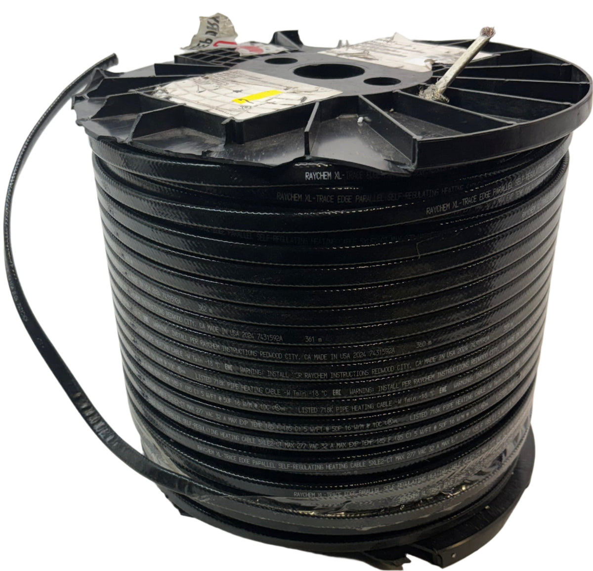 NVENT RAYCHEM HEATING CABLE, SELF-REG, 208 – 277 V 1000 FT DAMAGED REEL