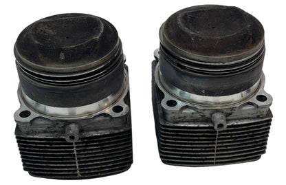 2 USED GENUINE PORSCHE 964 3.6L PISTONS, CYLINDERS, PINS, RINGS 95ZN6 ++++