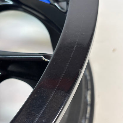 FUEL UTV ALUMINUM RIM D778 RUNNER UTV 18X7 5X156 ET13 GLOSS BLACK MILLED CANDY BLUE FINISH