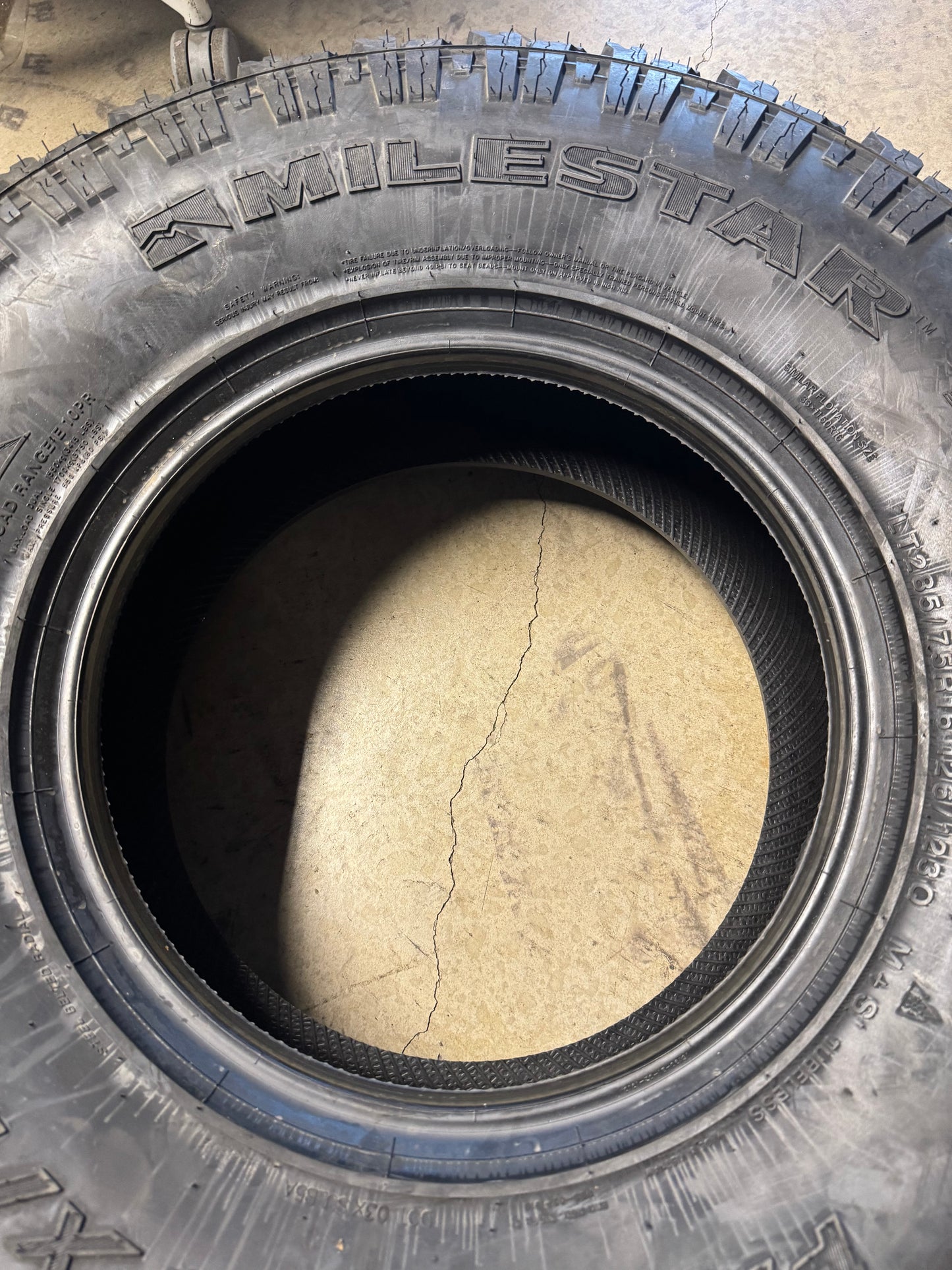 MILESTAR PATAGONIA X/T BSW LT 285 75 16 126/123Q 10PLY RUGGED TERRAIN TIRE 22789023