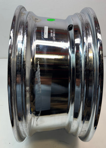 RIDLER CUSTOM WHEELS 606 CHROME WHEEL WITH ALLOY STEE 18 X 8 5x4.75 0 MM OFFSET