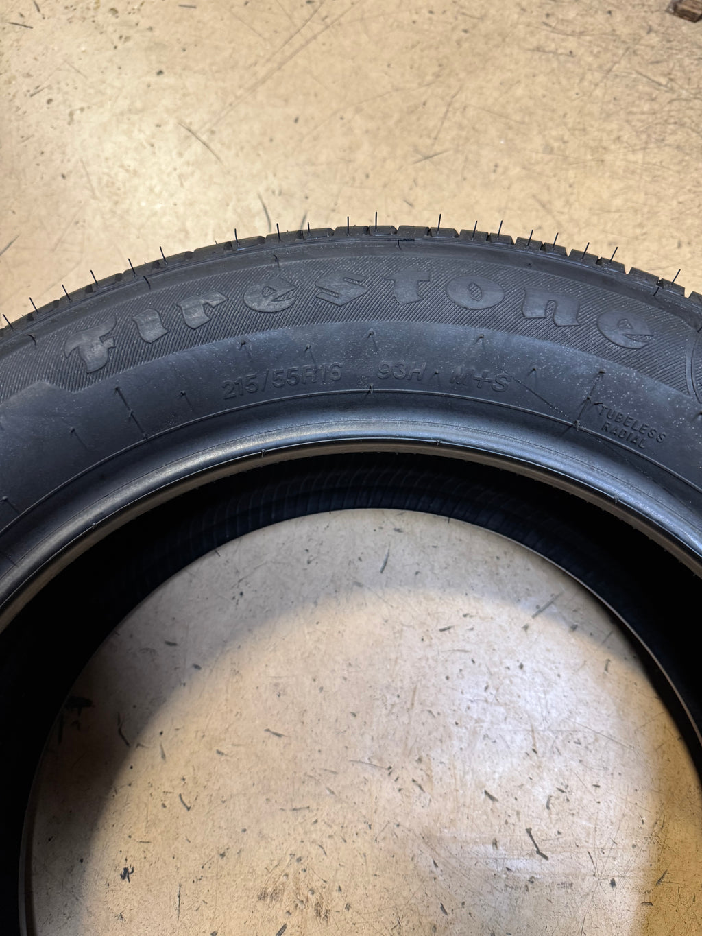 FIRESTONE FT140 BSW P 215 55 16 93H ALL SEASON TIRE 021285