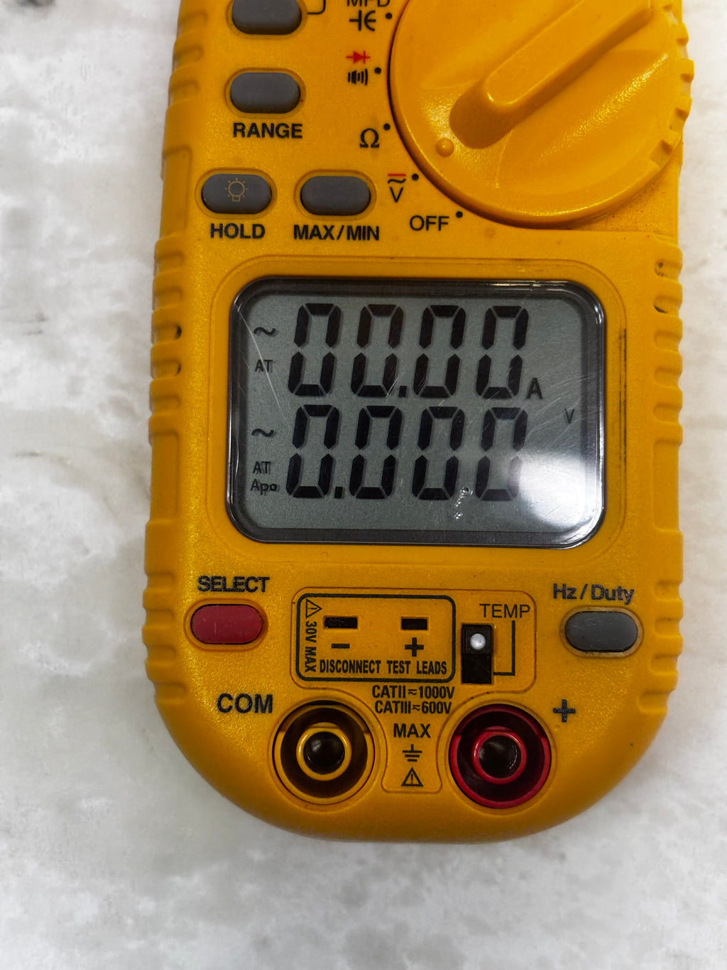USED UEI DL389B DIGITAL TRUE RMS CLAMP METER HVAC