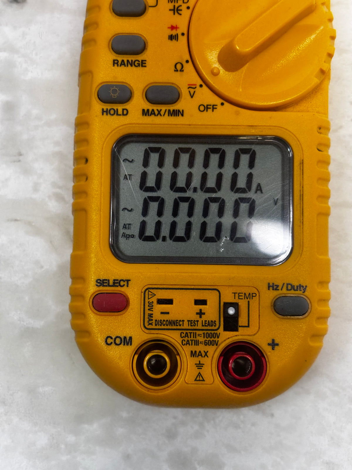 USED UEI DL389B DIGITAL TRUE RMS CLAMP METER HVAC